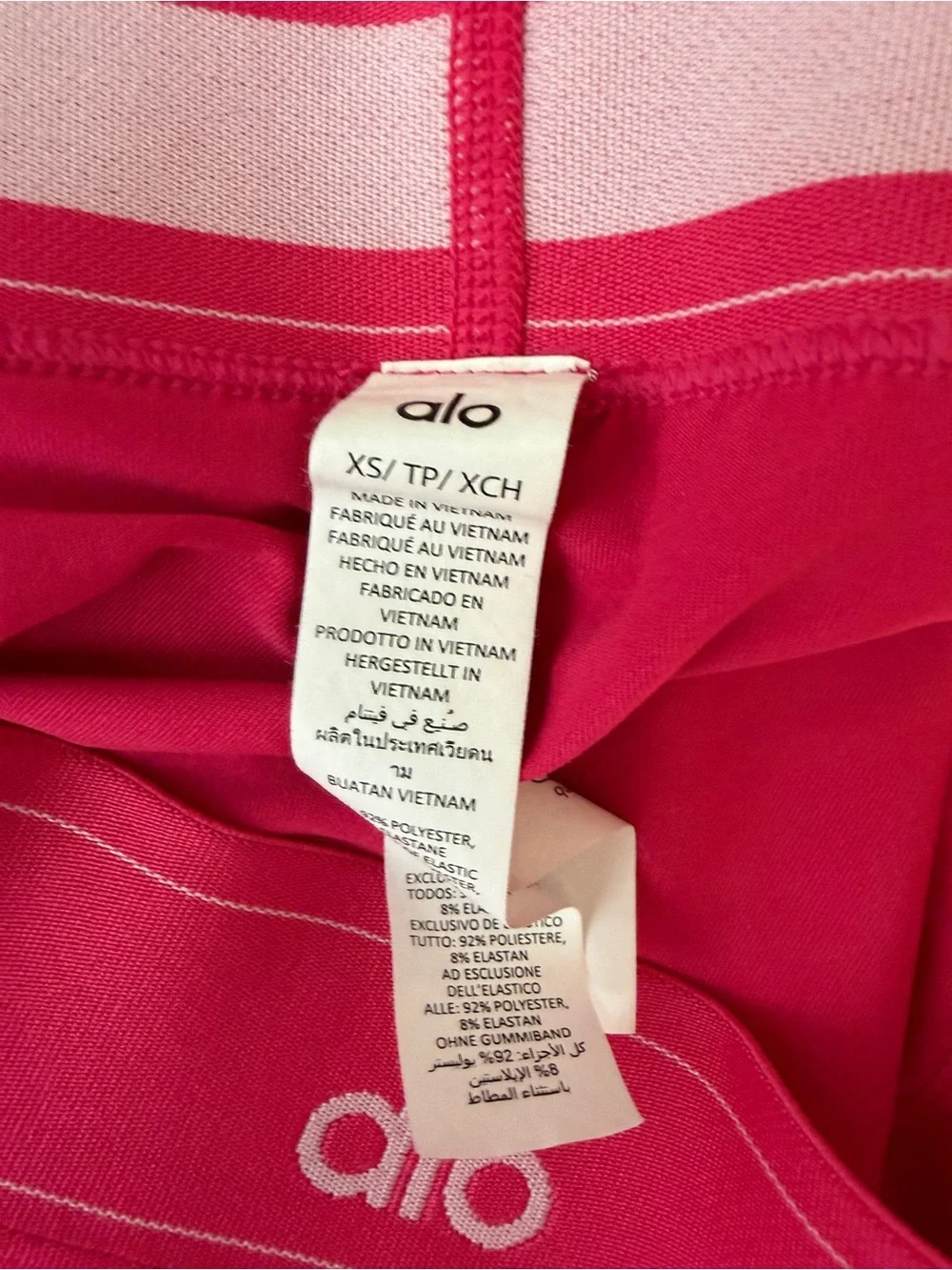 ALO Yoga Hot Pink Skater Active Skort